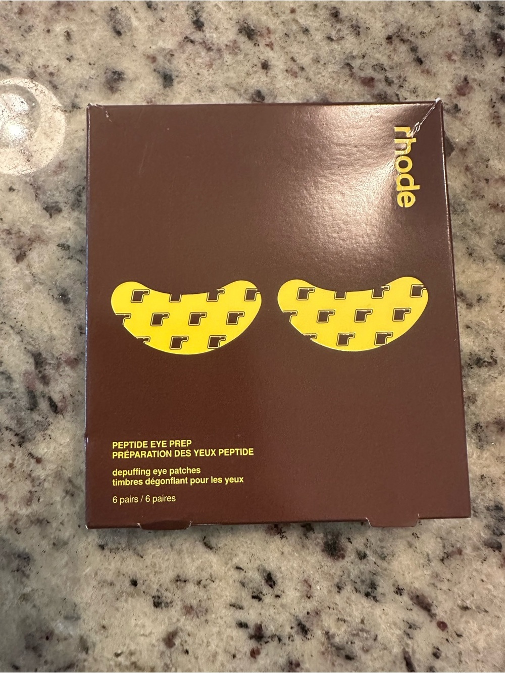 RHODE Brown Box with Yellow Eye Patches